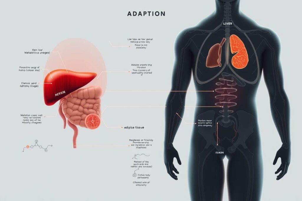 keto adaptation process diagram